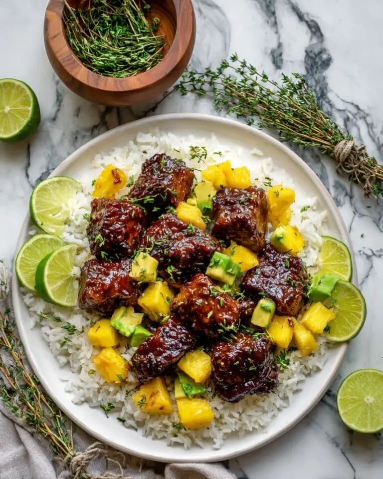 30 Minute Pineapple Chicken with Coconut Rice Recipe