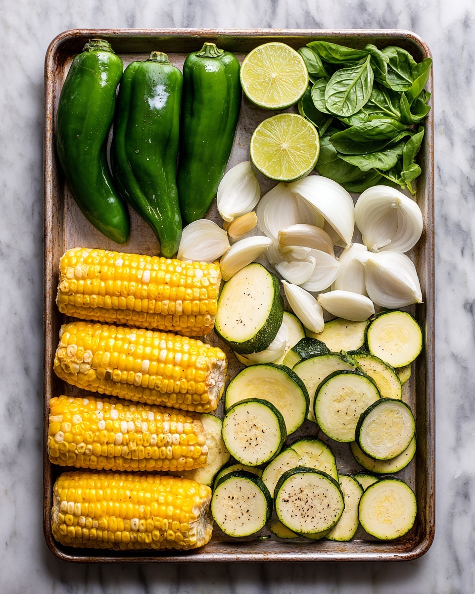Sheet Pan Cheesy Poblano Corn Enchiladas Recipe - Recipe Image