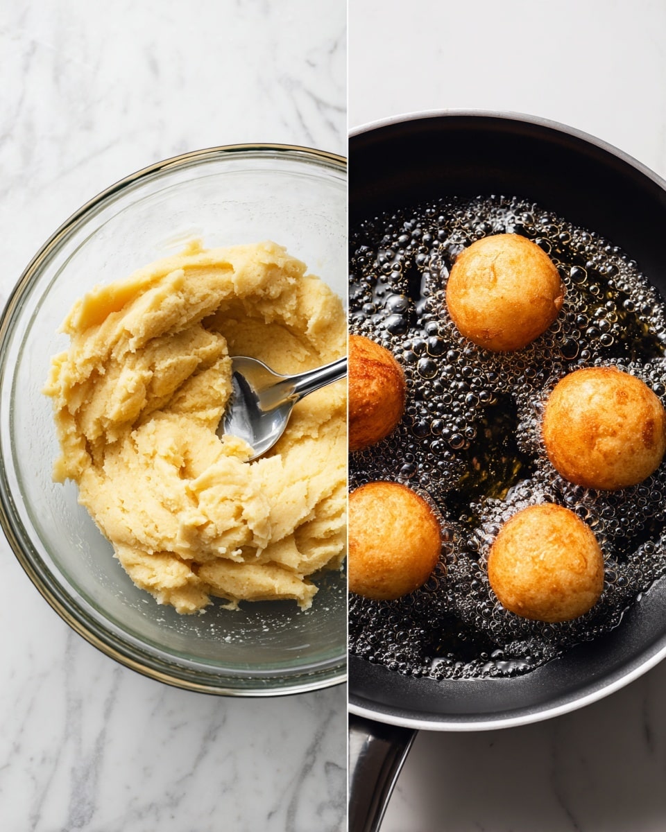 Homemade Italian Zeppole Donuts Recipe - Recipe Image
