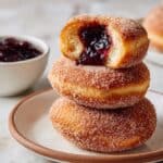 Baked Cinnamon Sugar Blueberry Donuts Recipe