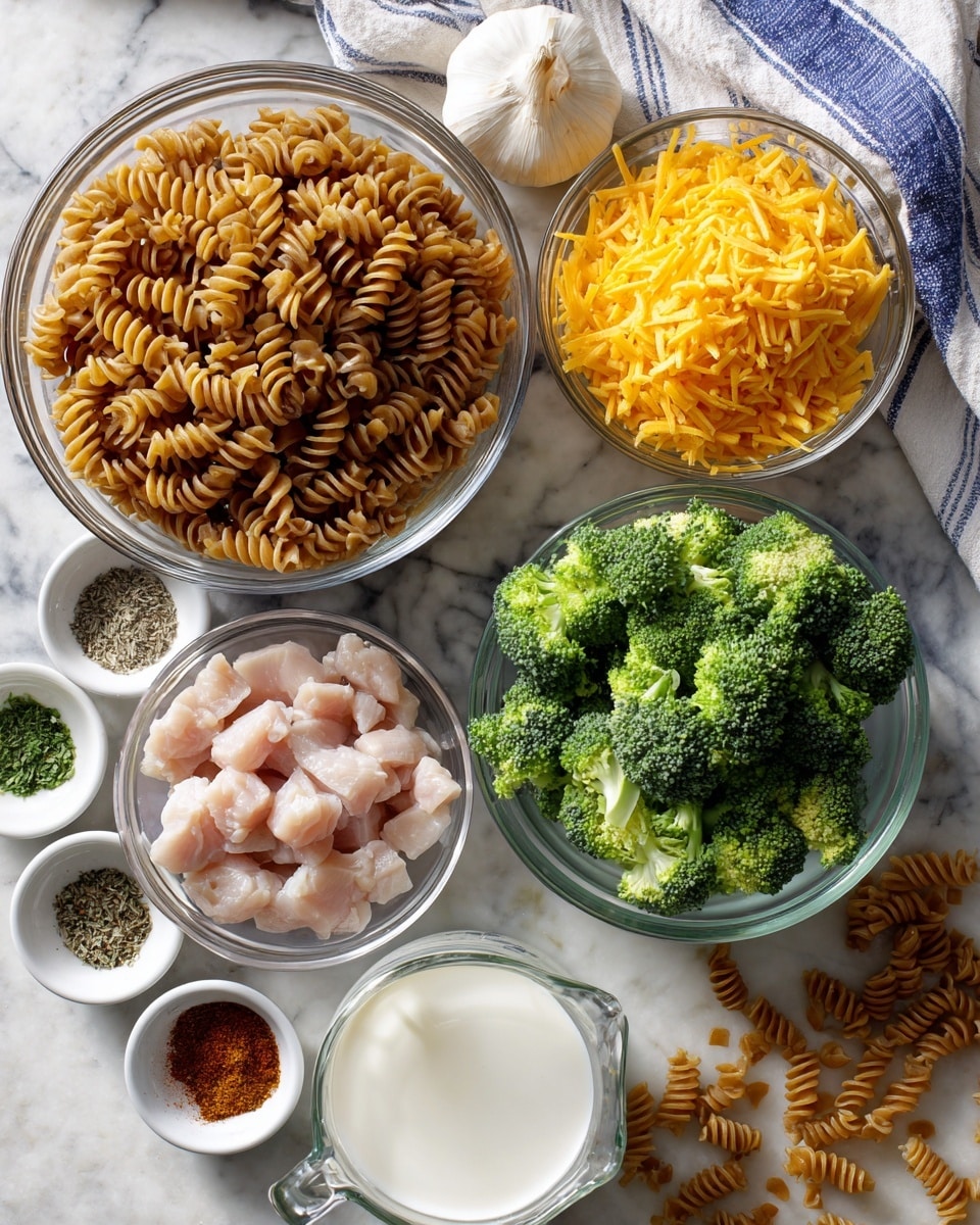 The image shows two close-up views of food cooking in a white pot on a white marbled surface. The left side displays vibrant green broccoli florets filling most of the pot, topped with a large dollop of smooth white cream. On the right side, the pot is filled with a creamy, pale yellow liquid with small, round pieces of browned meat floating throughout. The food textures appear soft and warm, showing different cooking stages of the same dish. Photo taken with an iphone --ar 4:5 --v 7