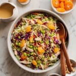 Easy Asian Chopped Salad with Creamy Peanut Dressing Recipe