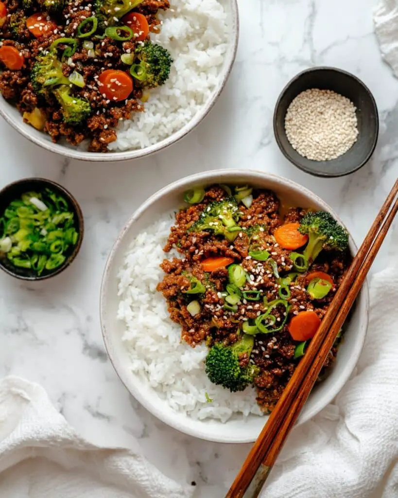 Teriyaki Turkey Rice Bowl Recipe