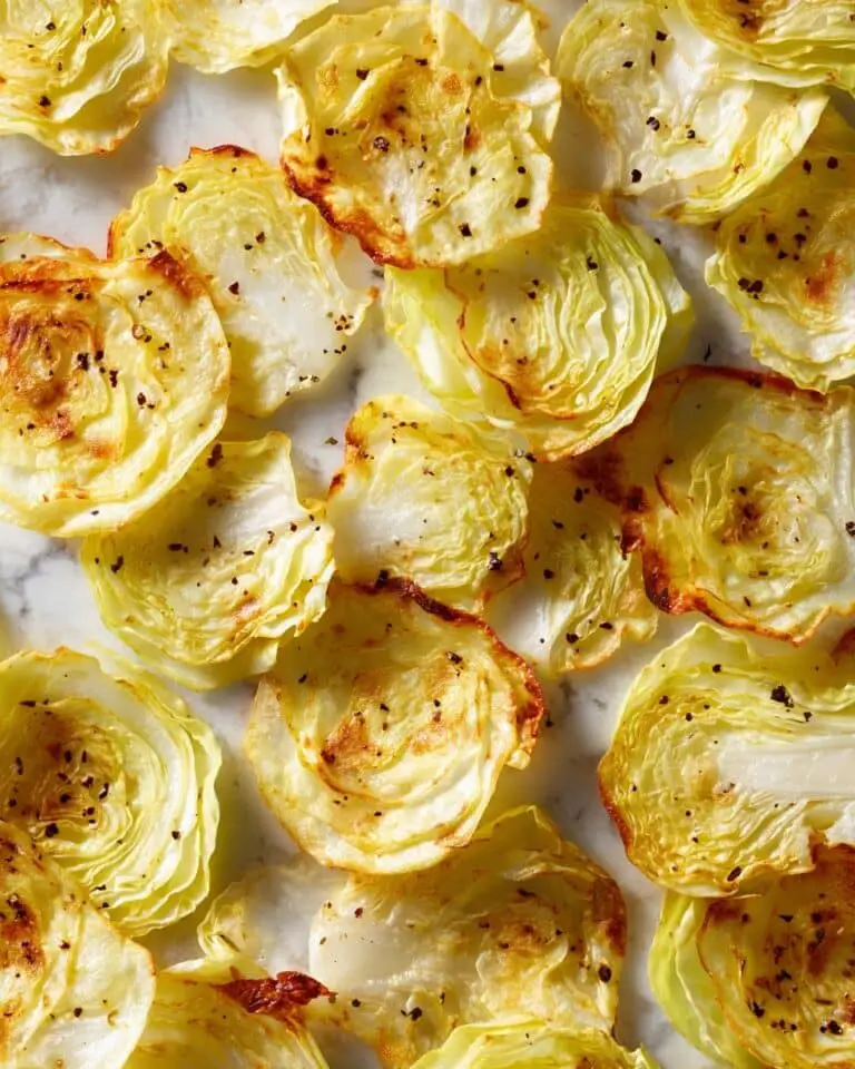 Roasted Spiced Cabbage with Lemon and Parmesan Recipe