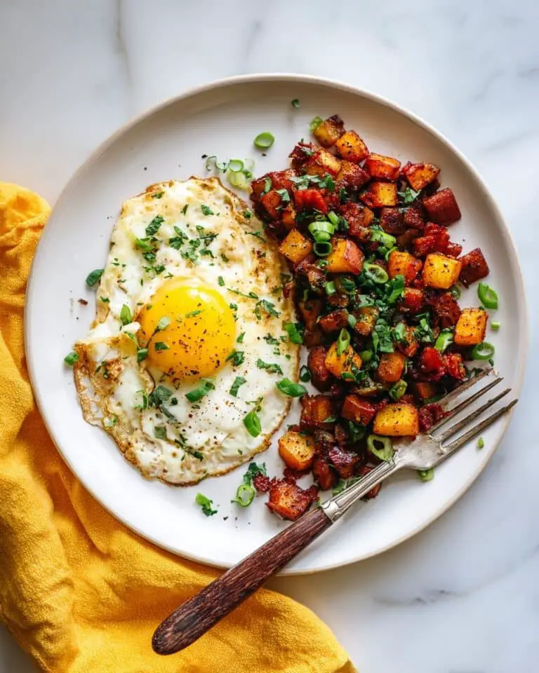 Crispy Corned Beef Hash with Potatoes and Vegetables Recipe