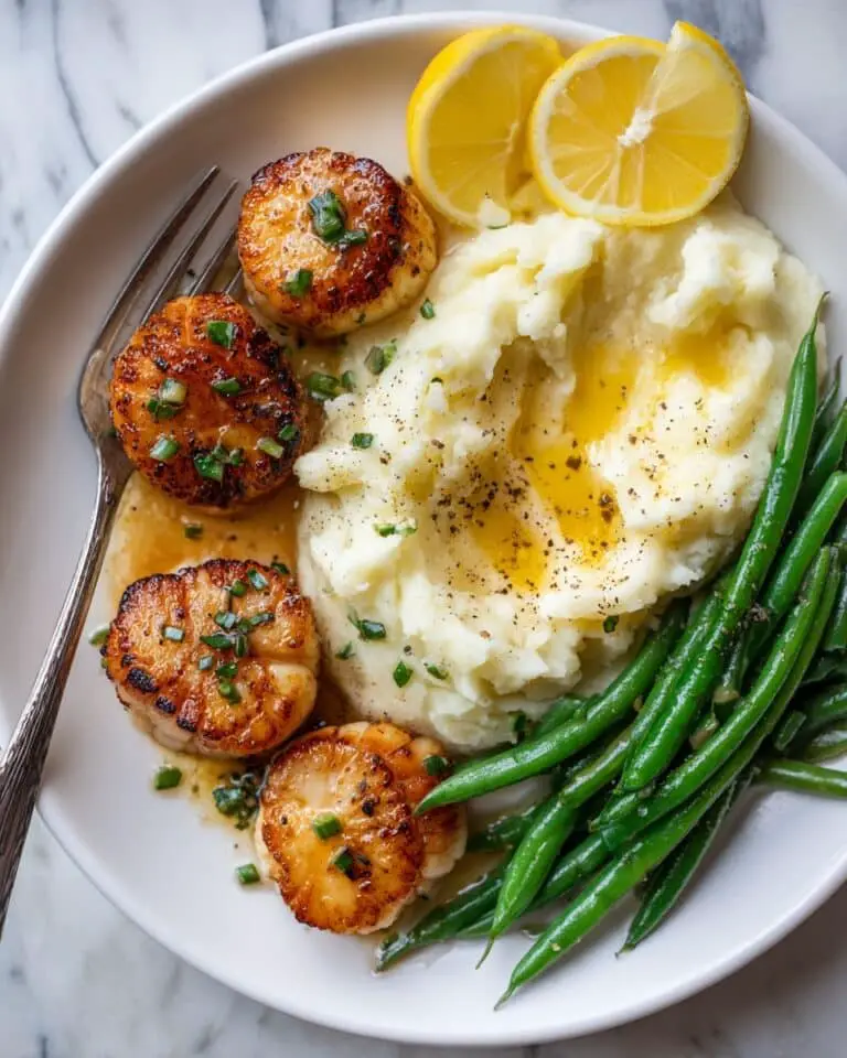 Seared Scallops with Lemon Garlic Butter Recipe