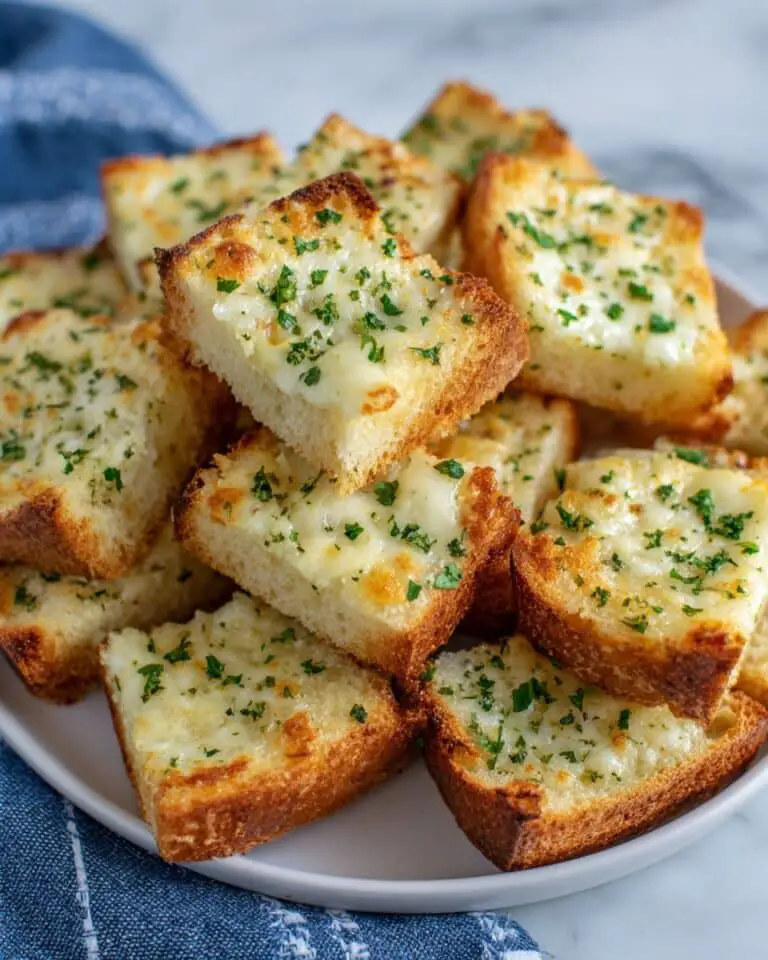 Easy Cheesy Garlic Bread Recipe