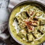 Vegan Palak Tofu "Paneer" - Tofu in Spinach Sauce Recipe