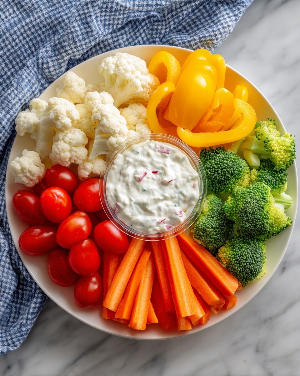 Veggie Pizza Dip Recipe - Recipe Image