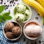 Vegan No Churn Ice Cream - Three Flavours Recipe