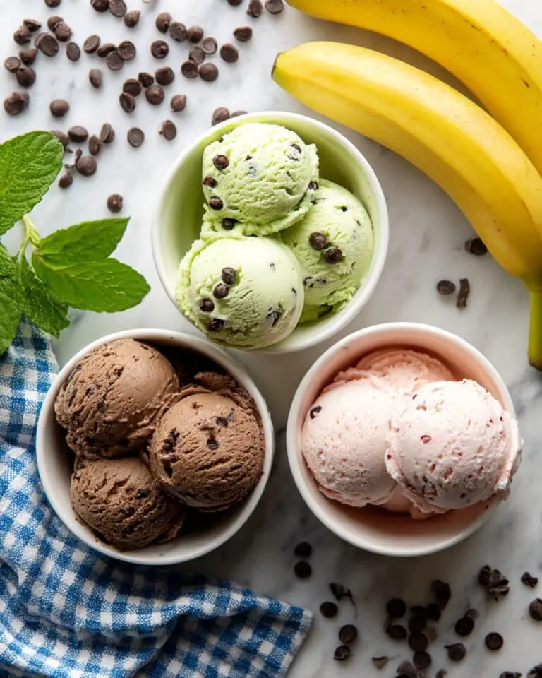 Vegan No Churn Ice Cream – Three Flavours Recipe