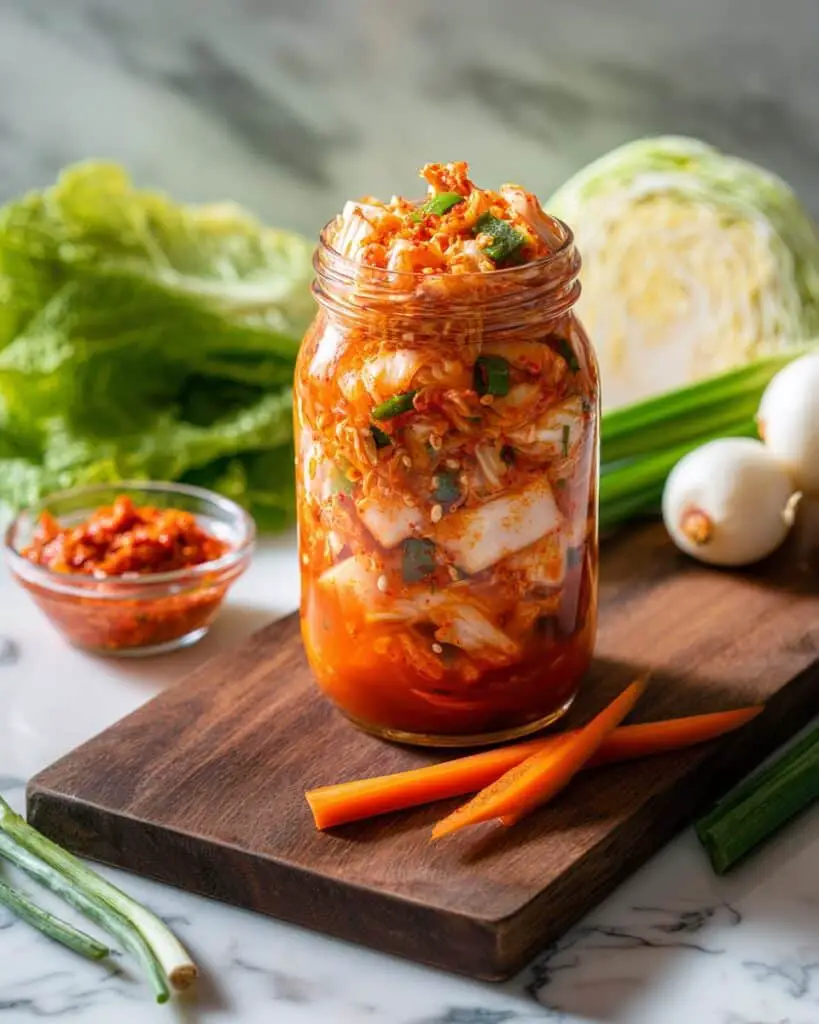 Kimchi-Style Fermented Sauerkraut Recipe