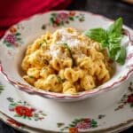 Pesto alla Trapanese with Spiral Pasta and Cherry Tomatoes Recipe