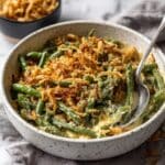 Homemade Green Bean Casserole in the Slow Cooker with Fresh Green Beans Recipe