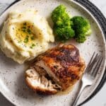 Slow Cooker BBQ Chicken Thighs with Raspberry Chipotle Sauce Recipe