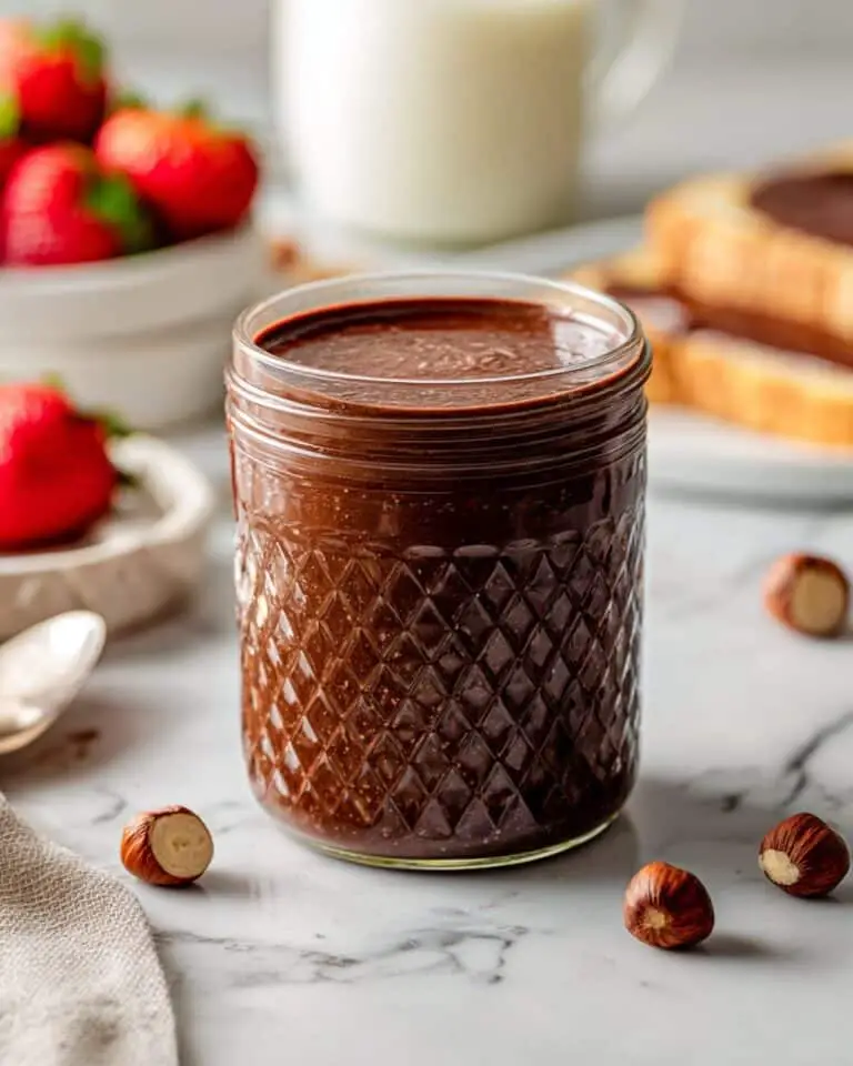 Healthy Vegan Nutella with Hazelnuts and Dates Recipe