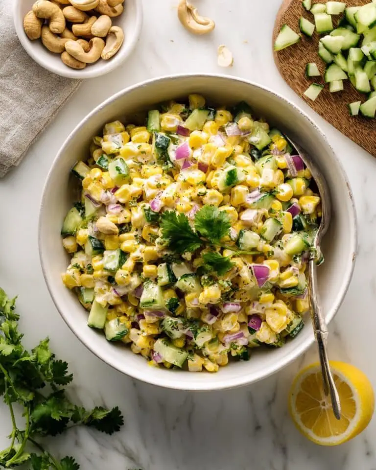 Vegan Elote Salad [Oil Free + SO Easy!] Recipe