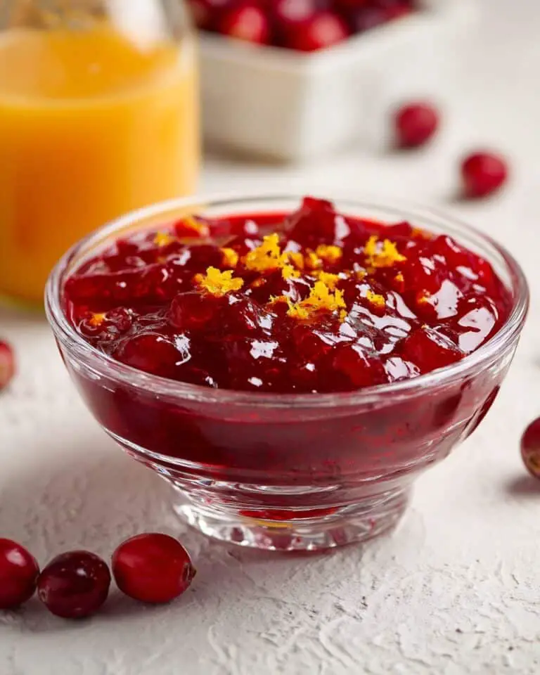 Cranberry Sauce with Honey Recipe