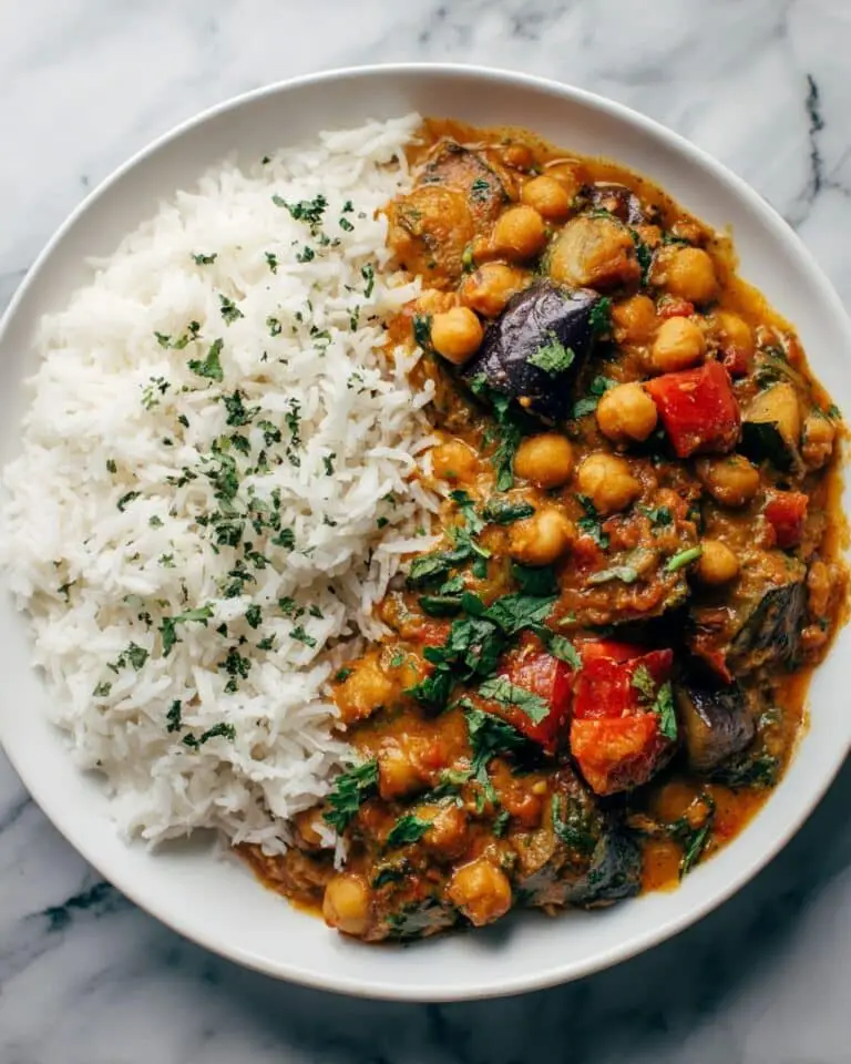 Spicy Baked Zucchini Chickpea Curry Recipe