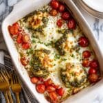 One-Pan Pesto Chicken and Rice Recipe