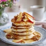 Oatmeal Pancakes with Caramelized Apples Recipe