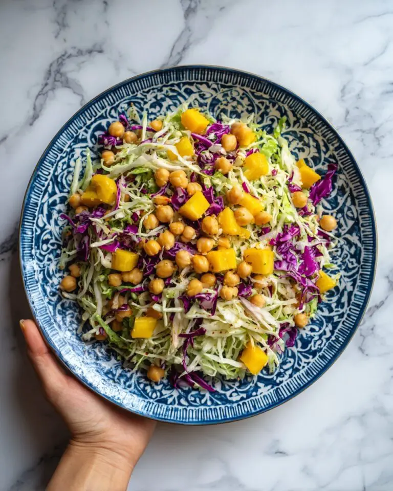 Tropical Cabbage Salad with Maple Sesame Dressing Recipe