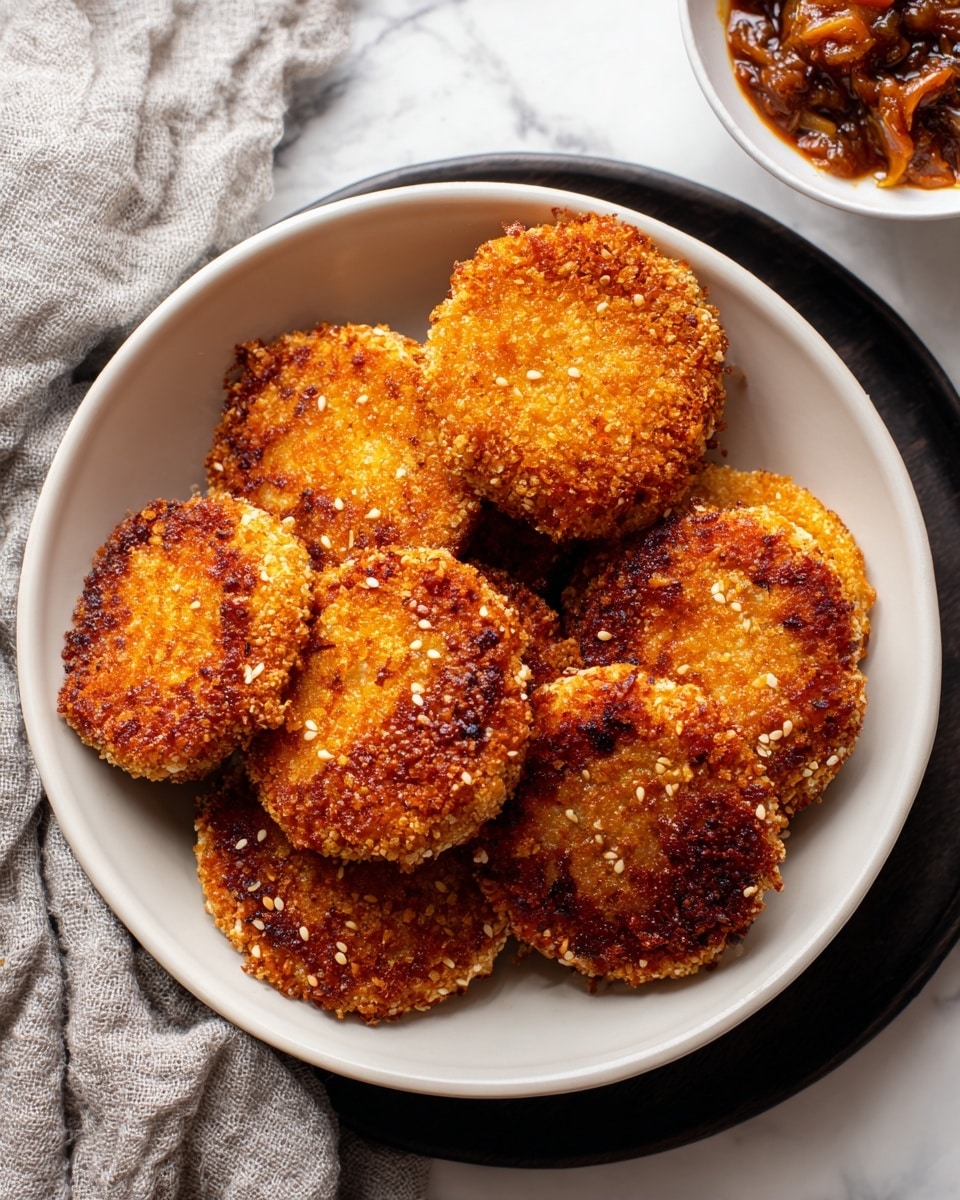Buttermilk Fried Green Tomatoes with a Crispy Cornmeal Crust Recipe