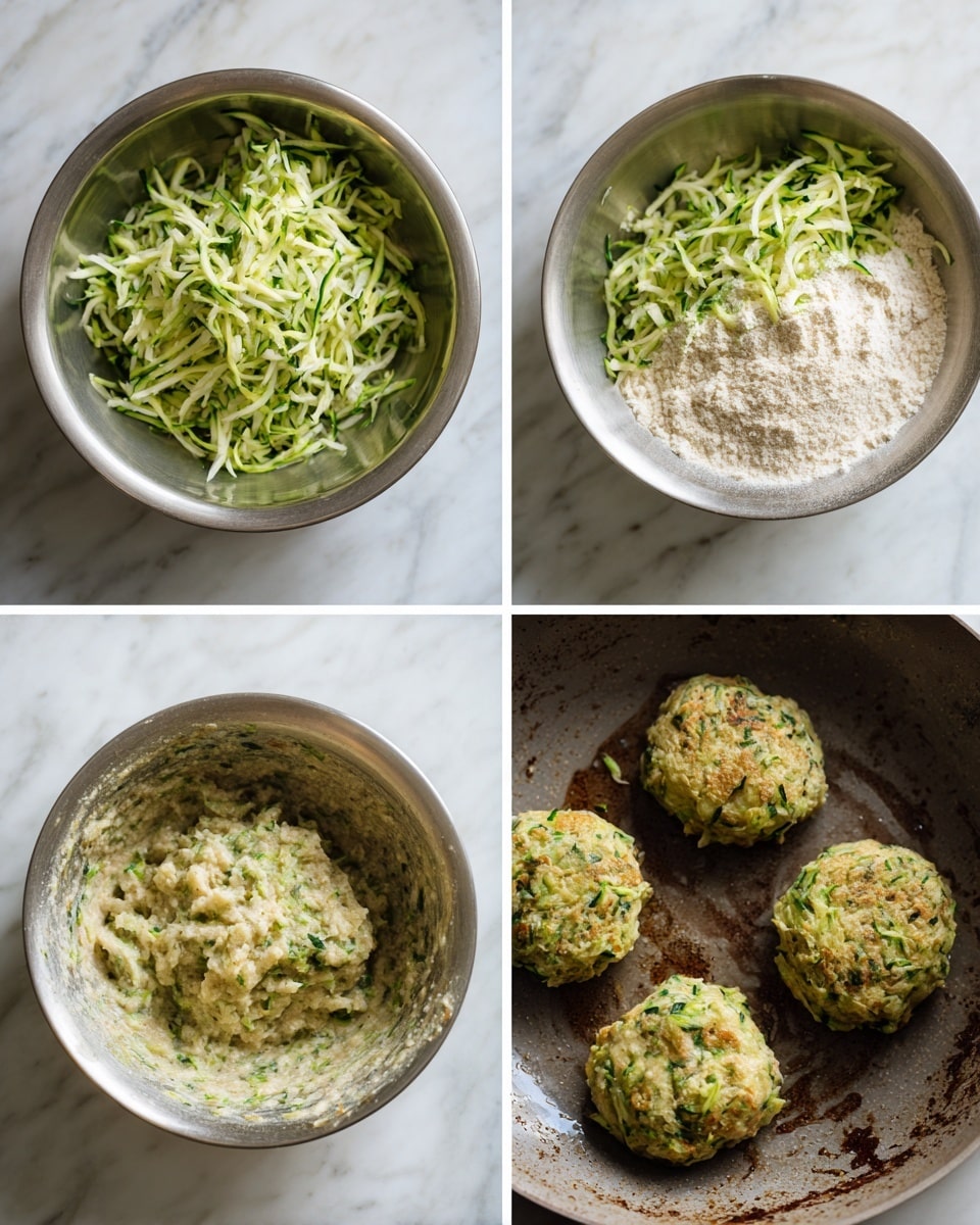 Vegan Zucchini Fritters (Gluten-Free) Recipe - Recipe Image