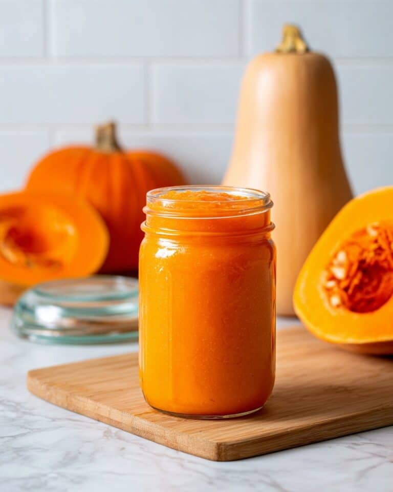 Creamy Roasted Butternut Squash Puree Recipe