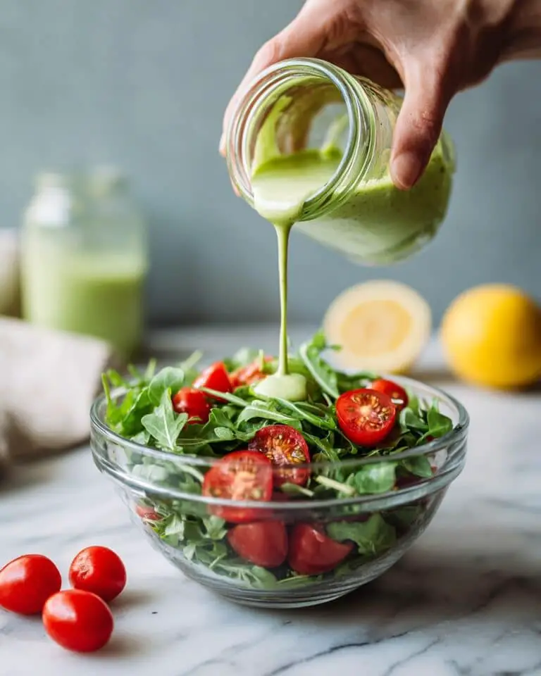 Easy Pesto Salad Dressing Recipe