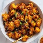 Baked Gobi Manchurian (Cauliflower Manchurian) Recipe