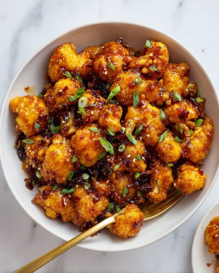 Baked Gobi Manchurian (Cauliflower Manchurian) Recipe