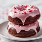 2 Ingredient Baked Valentine Donuts Recipe