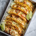 Easy Crispy Baked Chicken Tacos Recipe