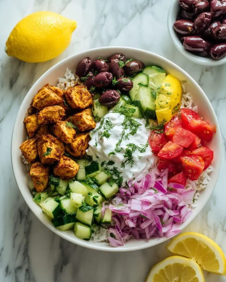 Greek Chicken Bowls Recipe