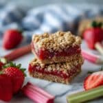 Strawberry Rhubarb Bars Recipe