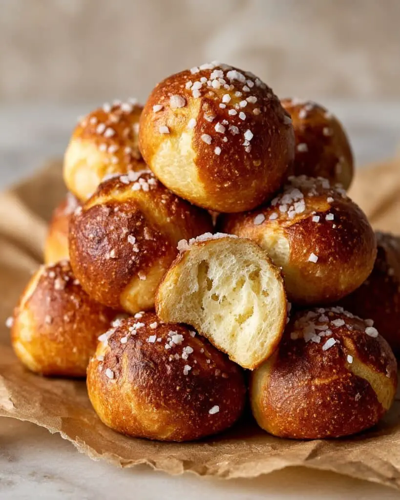 Sourdough Pretzel Bites Recipe