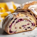 Lemon Blueberry Sourdough Bread Recipe